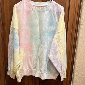 Show Me Your MuMu Pastel Tie-Dye Sweatshirt